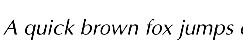 Preview of UTM Aptima Italic