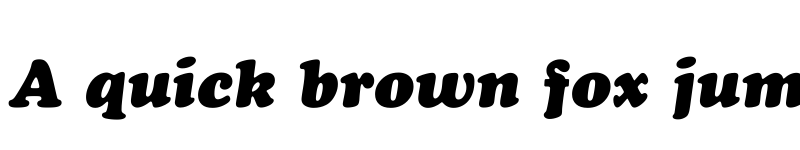 Preview of UTM Cooper Black Italic