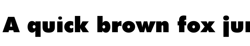 Preview of UTM Futura Extra Extra Bold