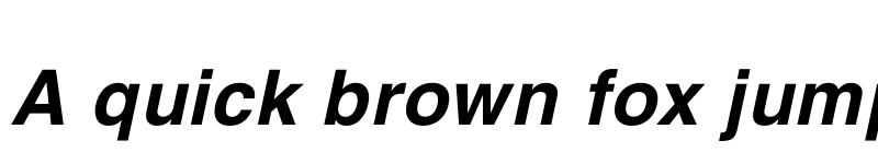 Preview of UTM Helve Bold Italic