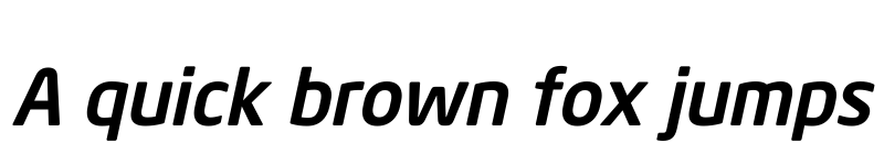 Preview of UTM Neo Sans Intel Bold Italic