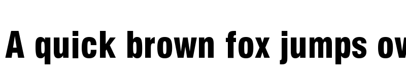 Preview of UTM Swiss 721 Black Condensed Regular