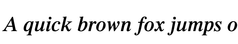 Preview of UTM Times Bold Italic